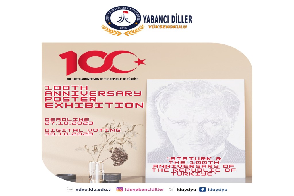 "Atatürk ve Cumhuriyetimizin 100. Yılı" temalı poster sergisi